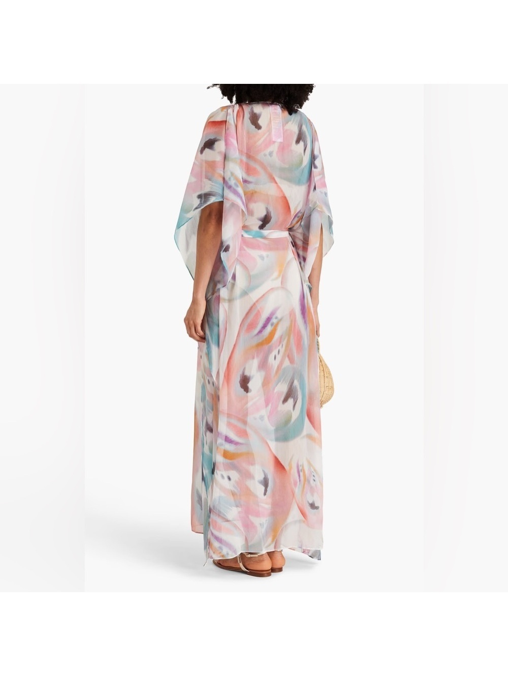 Etro Abito Mare Kaftan-Style Dress in Pastel (Made in Italy) Size 38, NWT $1,550 - Picture 5 of 15